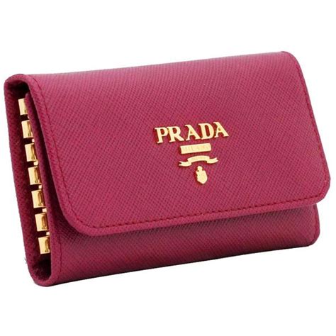 prada key holder wallet.